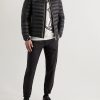 Daniel Grosgrain-Trimmed Quilted Shell Down Jacket - OU Daniel Grosgrain-Trimmed Quilted Shell Down Jacket - OU