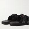 Nylon and Rubber Slides - BK