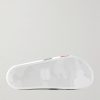 Basile Logo-Embossed Striped Rubber Slides - E1