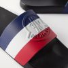 Basile Logo-Embossed Striped Rubber Slides - CU