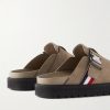 Suede Clogs - BK Suede Clogs - BK