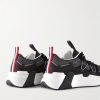 Compassor Mesh-Trimmed Nubuck and Suede Sneakers - BK Compassor Mesh-Trimmed Nubuck and Suede Sneakers - BK
