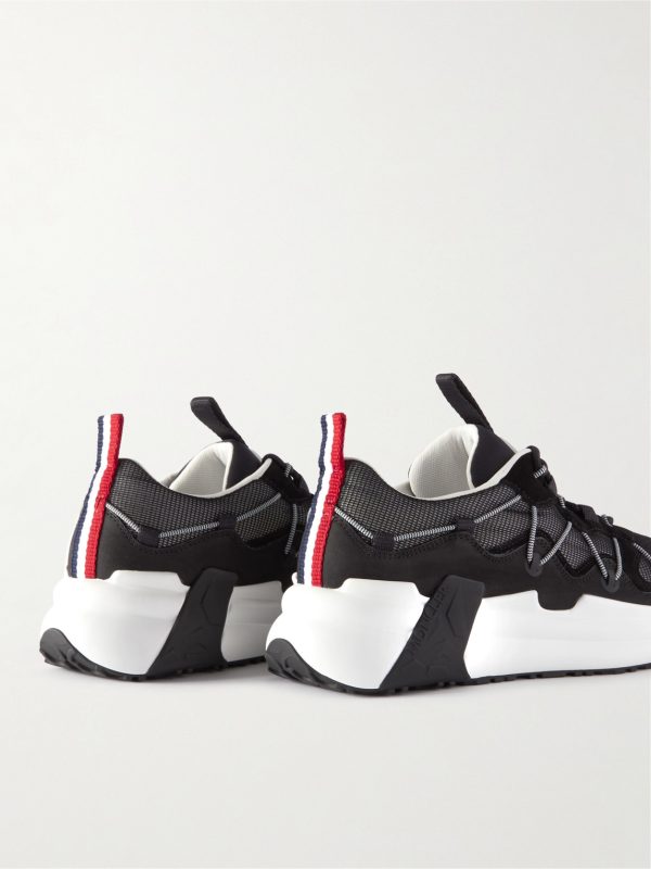 Compassor Mesh-Trimmed Nubuck and Suede Sneakers - BK Compassor Mesh-Trimmed Nubuck and Suede Sneakers - BK