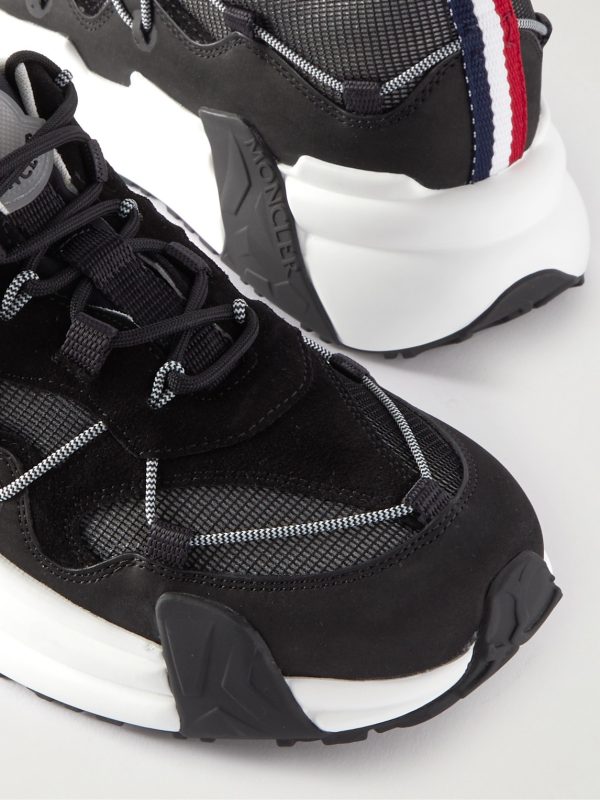 Compassor Mesh-Trimmed Nubuck and Suede Sneakers - CU Compassor Mesh-Trimmed Nubuck and Suede Sneakers - CU