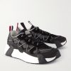 Compassor Mesh-Trimmed Nubuck and Suede Sneakers - FR Compassor Mesh-Trimmed Nubuck and Suede Sneakers - FR