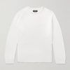 Slim-Fit Waffle-Knit Cotton T-Shirt
