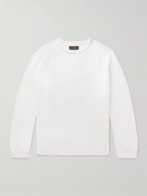 Slim-Fit Waffle-Knit Cotton T-Shirt