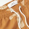 Straight-Leg Mid-Length Leaf-Print Recycled Swim Shorts - CU Straight-Leg Mid-Length Leaf-Print Recycled Swim Shorts - CU