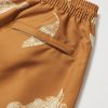 Straight-Leg Mid-Length Leaf-Print Recycled Swim Shorts - E1 Straight-Leg Mid-Length Leaf-Print Recycled Swim Shorts - E1