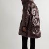 + Dingyun Zhang Iaphia Oversized Quilted Glossed-Shell Hooded Down Coat - OU