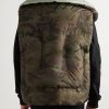 + Dingyun Zhang Zadena Reversible Logo-Appliquéd Quilted Ripstop Down Gilet - BK