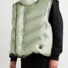 + Dingyun Zhang Zadena Reversible Logo-Appliquéd Quilted Ripstop Down Gilet - FR