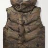 + Dingyun Zhang Zadena Reversible Logo-Appliquéd Quilted Ripstop Down Gilet