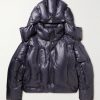+ Dingyun Zhang Klolk Logo-Appliquéd Quilted Shell Hooded Down Jacket