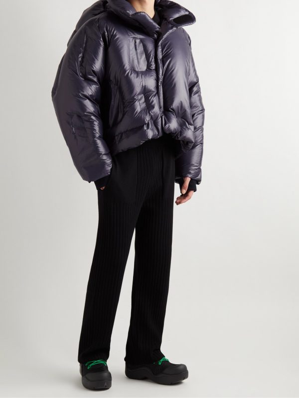 + Dingyun Zhang Klolk Logo-Appliquéd Quilted Shell Hooded Down Jacket - OU