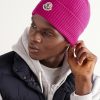 Appliquéd Ribbed Virgin Wool and Cashmere-Blend Beanie - OU Appliquéd Ribbed Virgin Wool and Cashmere-Blend Beanie - OU