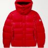 Verdon Quilted Coated Nylon-Ripstop Down Hooded Jacket Verdon Quilted Coated Nylon-Ripstop Down Hooded Jacket