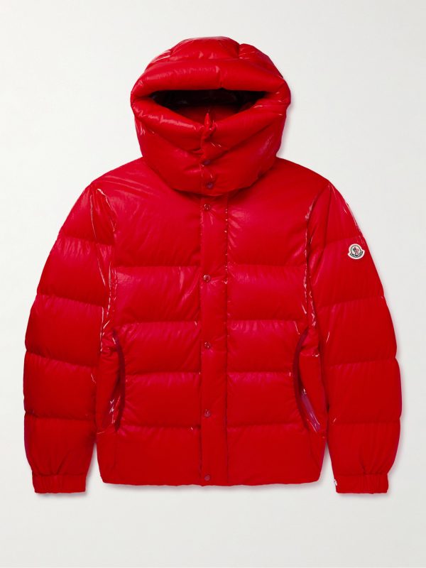 Verdon Quilted Coated Nylon-Ripstop Down Hooded Jacket Verdon Quilted Coated Nylon-Ripstop Down Hooded Jacket