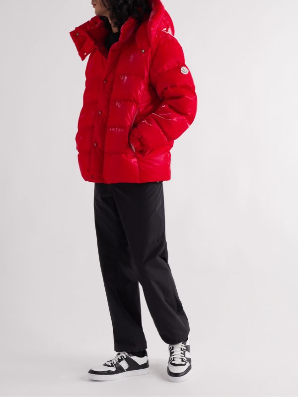Verdon Quilted Coated Nylon-Ripstop Down Hooded Jacket - OU Verdon Quilted Coated Nylon-Ripstop Down Hooded Jacket - OU