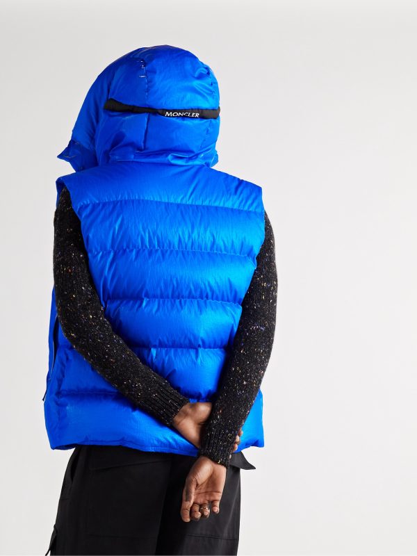 Lawu Quilted Ripstop Hooded Down Gilet - BK