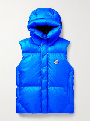 Lawu Quilted Ripstop Hooded Down Gilet Lawu Quilted Ripstop Hooded Down Gilet