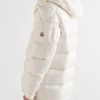 Chiablese Quilted Glossed-Shell Hooded Down Jacket - BK