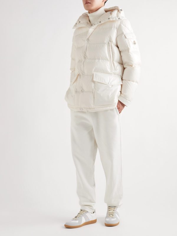 Chiablese Quilted Glossed-Shell Hooded Down Jacket - OU