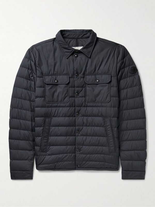 Sanary Logo-Appliquéd Quilted Shell Down Jacket