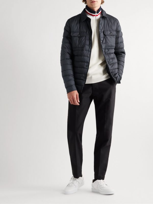 Sanary Logo-Appliquéd Quilted Shell Down Jacket - OU