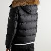 Moncler Mayaf Plush-Trimmed Quilted Shell Down Jacket - BK