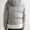 Tarentaise Quilted Virgin Wool-Flannel Hooded Down Jacket - BK Tarentaise Quilted Virgin Wool-Flannel Hooded Down Jacket - BK