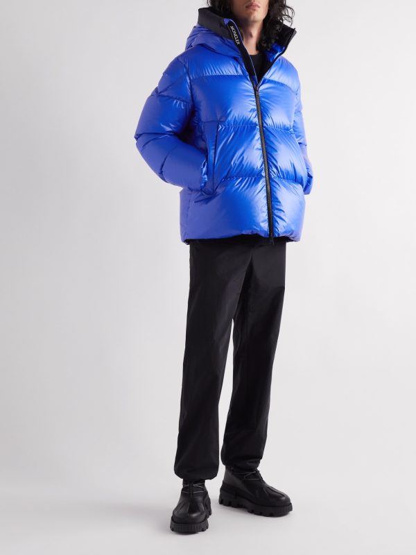 Damavand Quilted Glossed-Shell Hooded Down Jacket - OU
