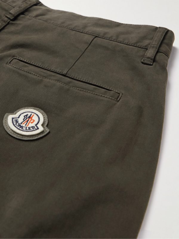 Wide-Leg Stretch-Cotton Cargo Trousers - CU