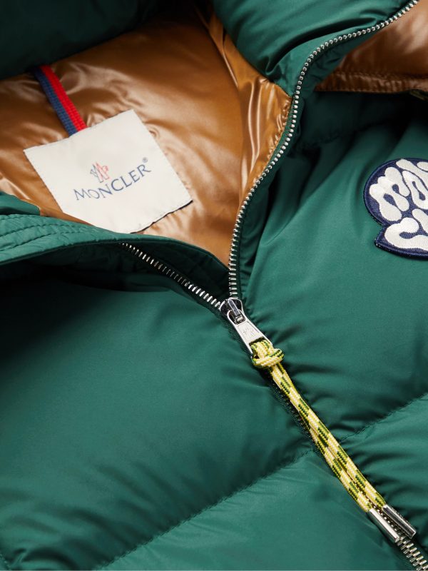 Mariveles Logo-Appliquéd Quilted Shell Hooded Down Jacket - CU Mariveles Logo-Appliquéd Quilted Shell Hooded Down Jacket - CU
