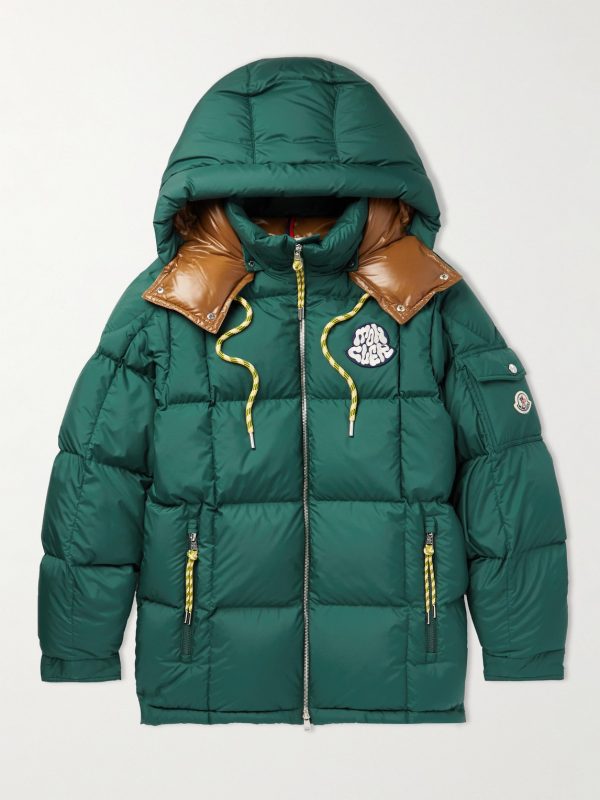 Mariveles Logo-Appliquéd Quilted Shell Hooded Down Jacket Mariveles Logo-Appliquéd Quilted Shell Hooded Down Jacket