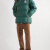 Mariveles Logo-Appliquéd Quilted Shell Hooded Down Jacket - OU Mariveles Logo-Appliquéd Quilted Shell Hooded Down Jacket - OU