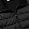 Slim-Fit Panelled Wool-Blend and Quilted Shell Down Zip-Up Cardigan - CU Slim-Fit Panelled Wool-Blend and Quilted Shell Down Zip-Up Cardigan - CU