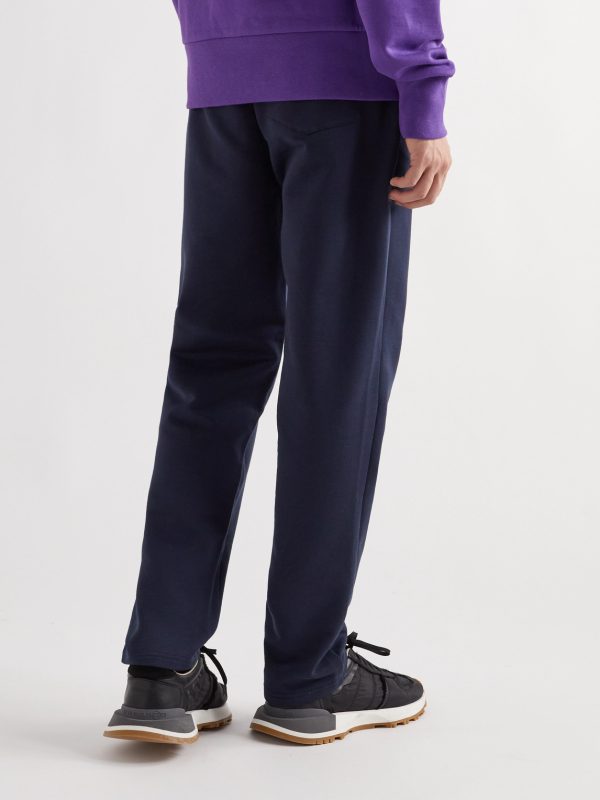 Tapered Logo-Appliquéd Cotton-Jersey Sweatpants - BK Tapered Logo-Appliquéd Cotton-Jersey Sweatpants - BK