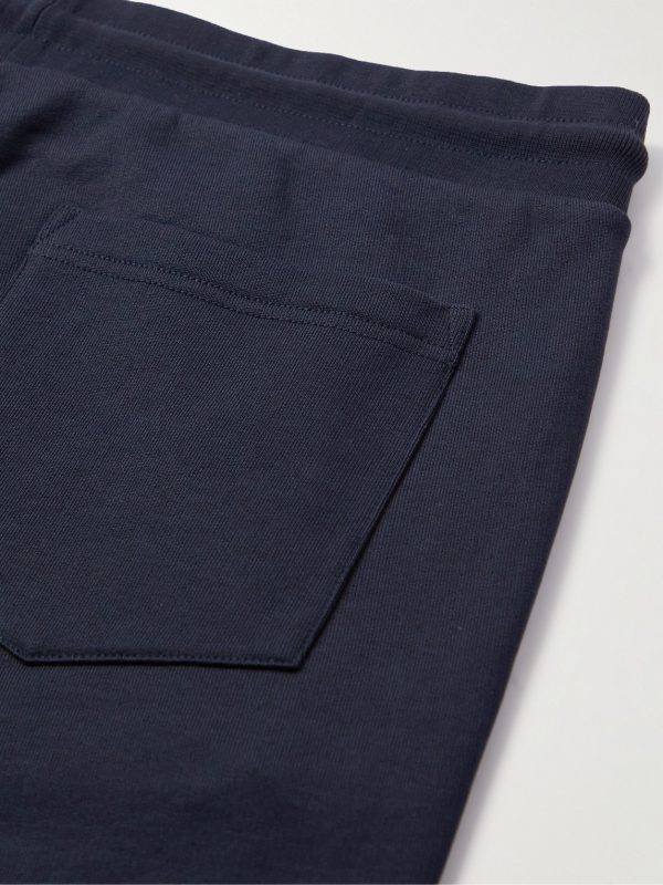 Tapered Logo-Appliquéd Cotton-Jersey Sweatpants - CU Tapered Logo-Appliquéd Cotton-Jersey Sweatpants - CU