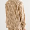Camp-Collar Printed Cotton-Voile Overshirt - BK