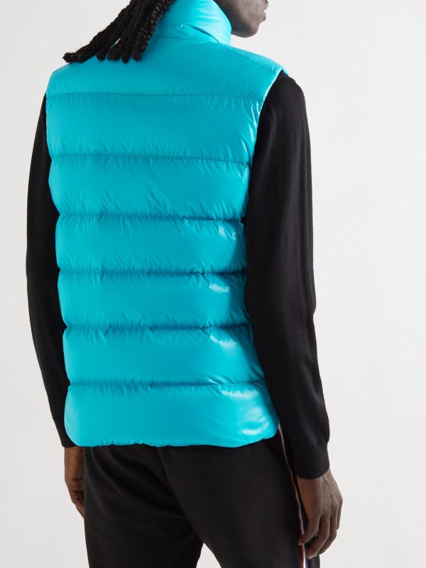 Tibb Logo-Appliquéd Quilted Shell Down Gilet - BK Tibb Logo-Appliquéd Quilted Shell Down Gilet - BK