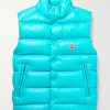 Tibb Logo-Appliquéd Quilted Shell Down Gilet Tibb Logo-Appliquéd Quilted Shell Down Gilet
