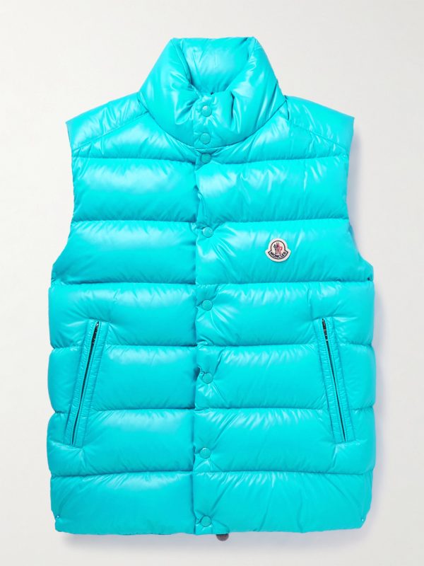 Tibb Logo-Appliquéd Quilted Shell Down Gilet Tibb Logo-Appliquéd Quilted Shell Down Gilet