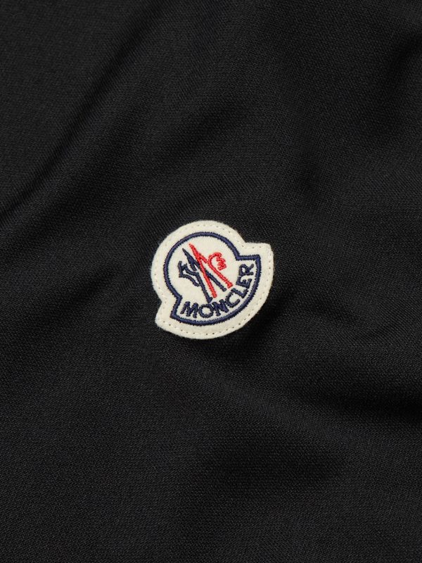 Logo-Appliquéd Studded Grosgrain-Trimmed Jersey Zip-Up Sweatshirt - E1 Logo-Appliquéd Studded Grosgrain-Trimmed Jersey Zip-Up Sweatshirt - E1