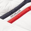 Fleole Logo-Print Striped Quilted Shell Hooded Down Jacket - E1