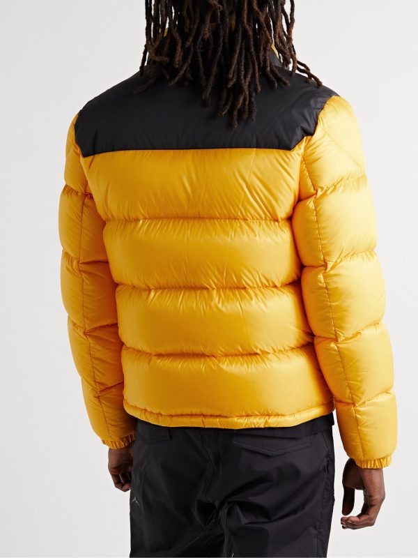 Peuplier Logo-Appliquéd Quilted Shell and Ripstop Down Hooded Jacket - BK Peuplier Logo-Appliquéd Quilted Shell and Ripstop Down Hooded Jacket - BK