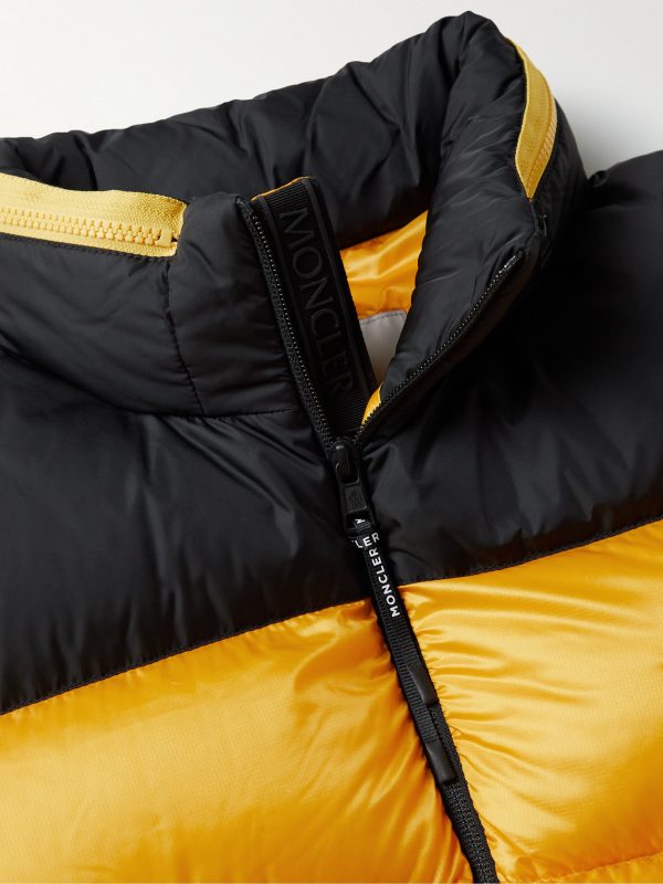 Peuplier Logo-Appliquéd Quilted Shell and Ripstop Down Hooded Jacket - CU Peuplier Logo-Appliquéd Quilted Shell and Ripstop Down Hooded Jacket - CU