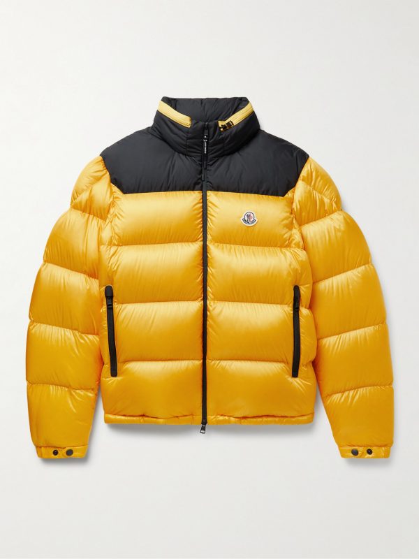 Peuplier Logo-Appliquéd Quilted Shell and Ripstop Down Hooded Jacket Peuplier Logo-Appliquéd Quilted Shell and Ripstop Down Hooded Jacket