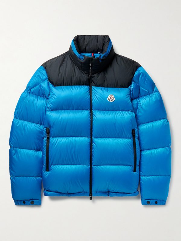 Peuplier Logo-Appliquéd Quilted Shell and Ripstop Down Hooded Jacket