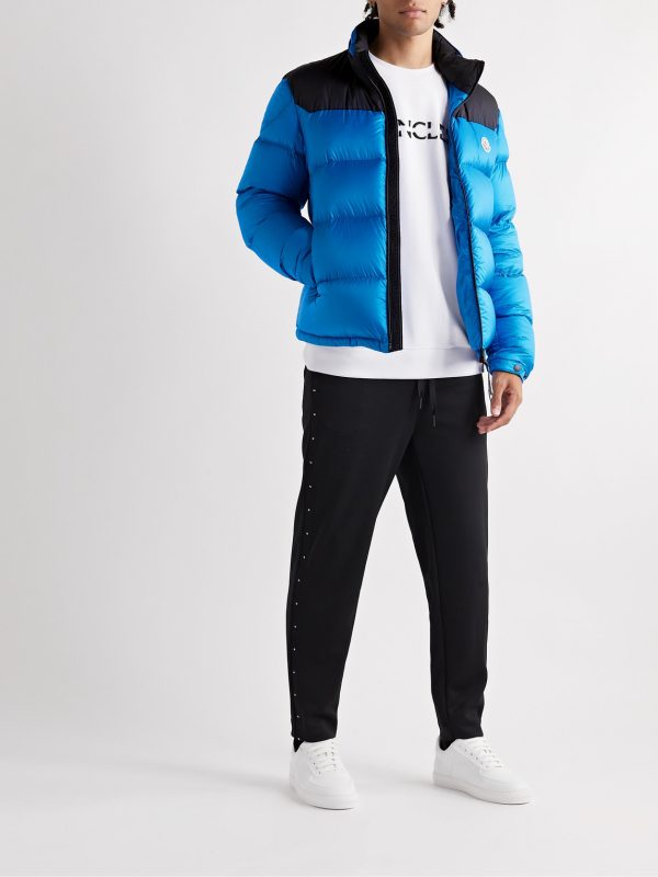 Peuplier Logo-Appliquéd Quilted Shell and Ripstop Down Hooded Jacket - OU